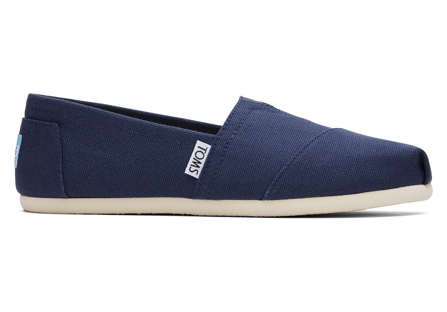 Toms Espadryle Damskie Granatowe - Alpargata Płócienne - 73AKVGSLR